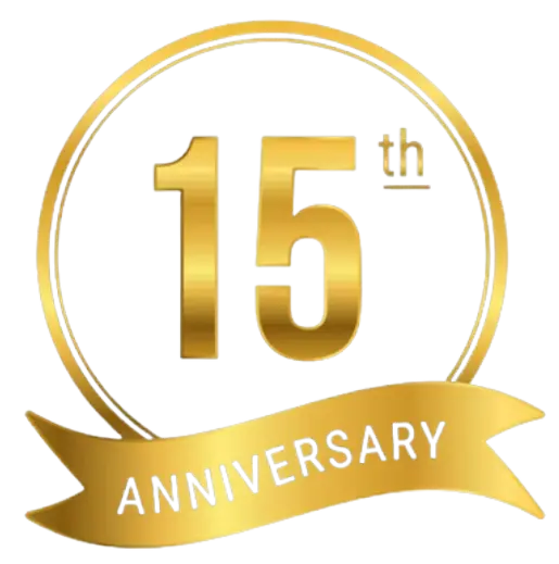 15th Anniversary Badge